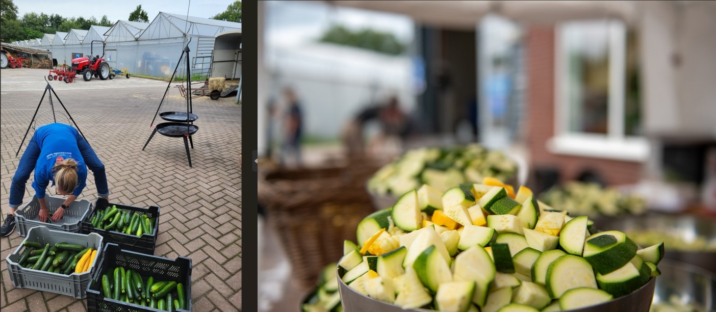 Courgette Soep maken van eigen geteelde courgettes