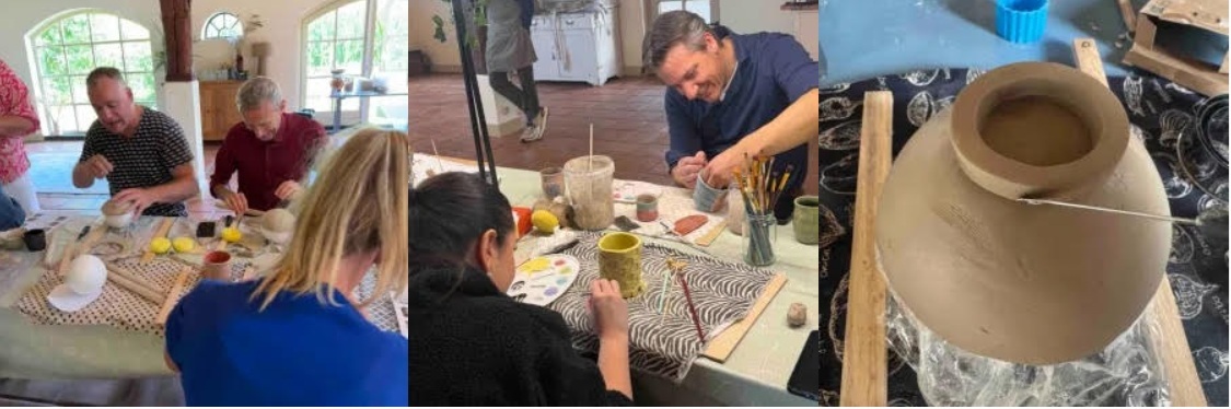 Foto kermaiek workshop in de hoeve