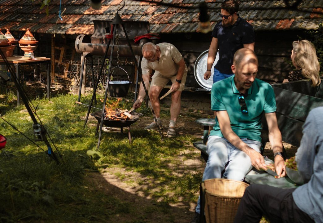 buiten kookworkshop bij hoeve klein mariendaal arnhem